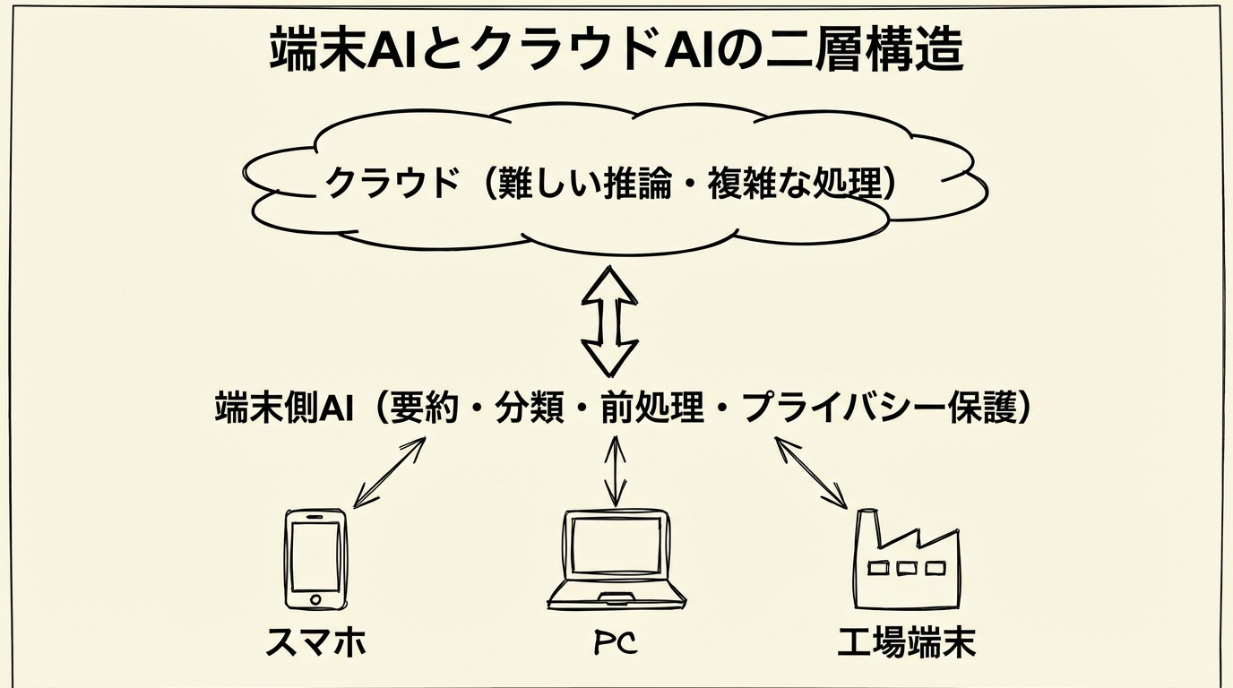 端末の中にAIが住む未来はどう変わるか