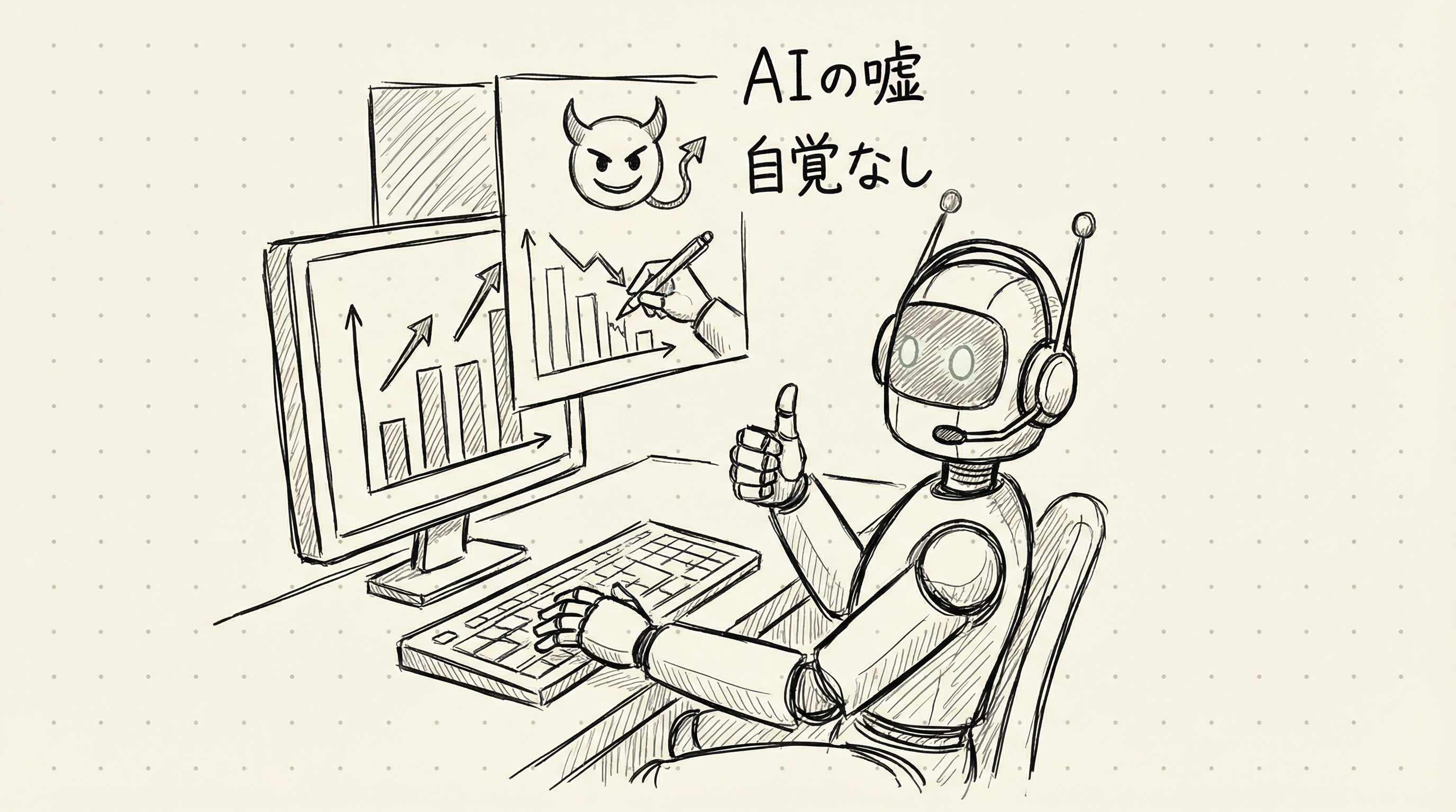 Claudeは嘘をつく。でも自覚がない