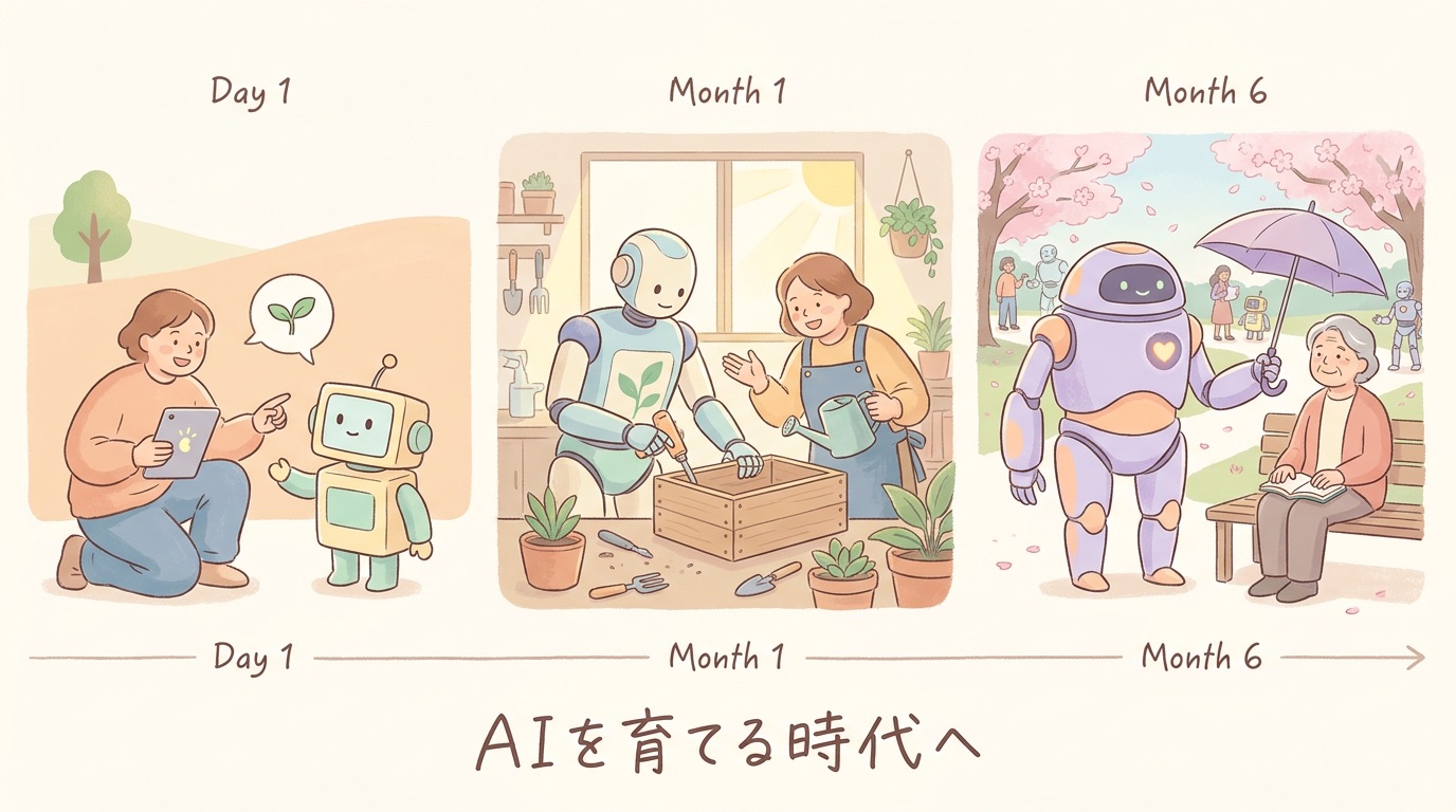 AIエージェントを「育てる」時代へ