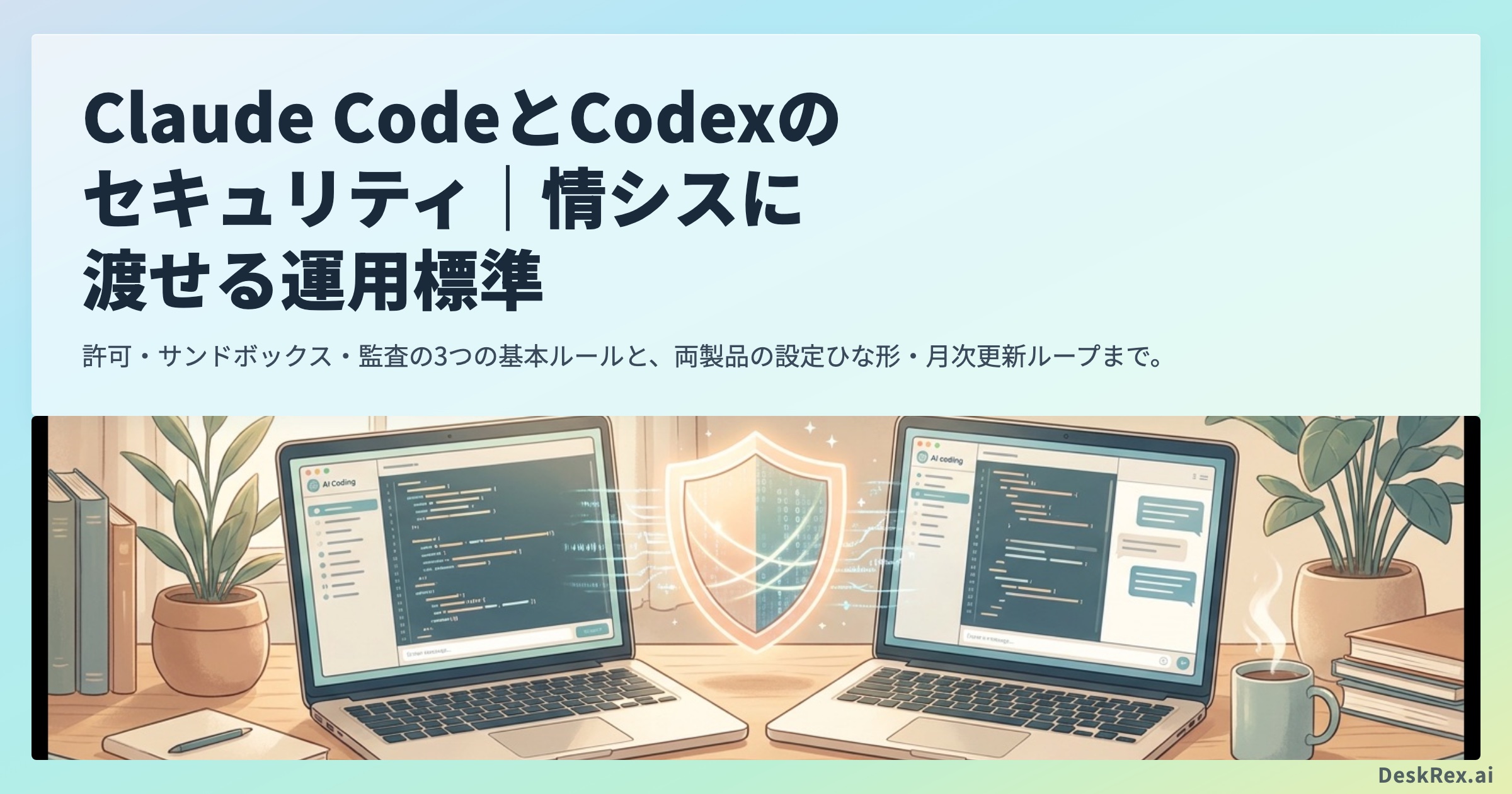 Claude CodeとCodexのセキュリティ運用標準のOGP