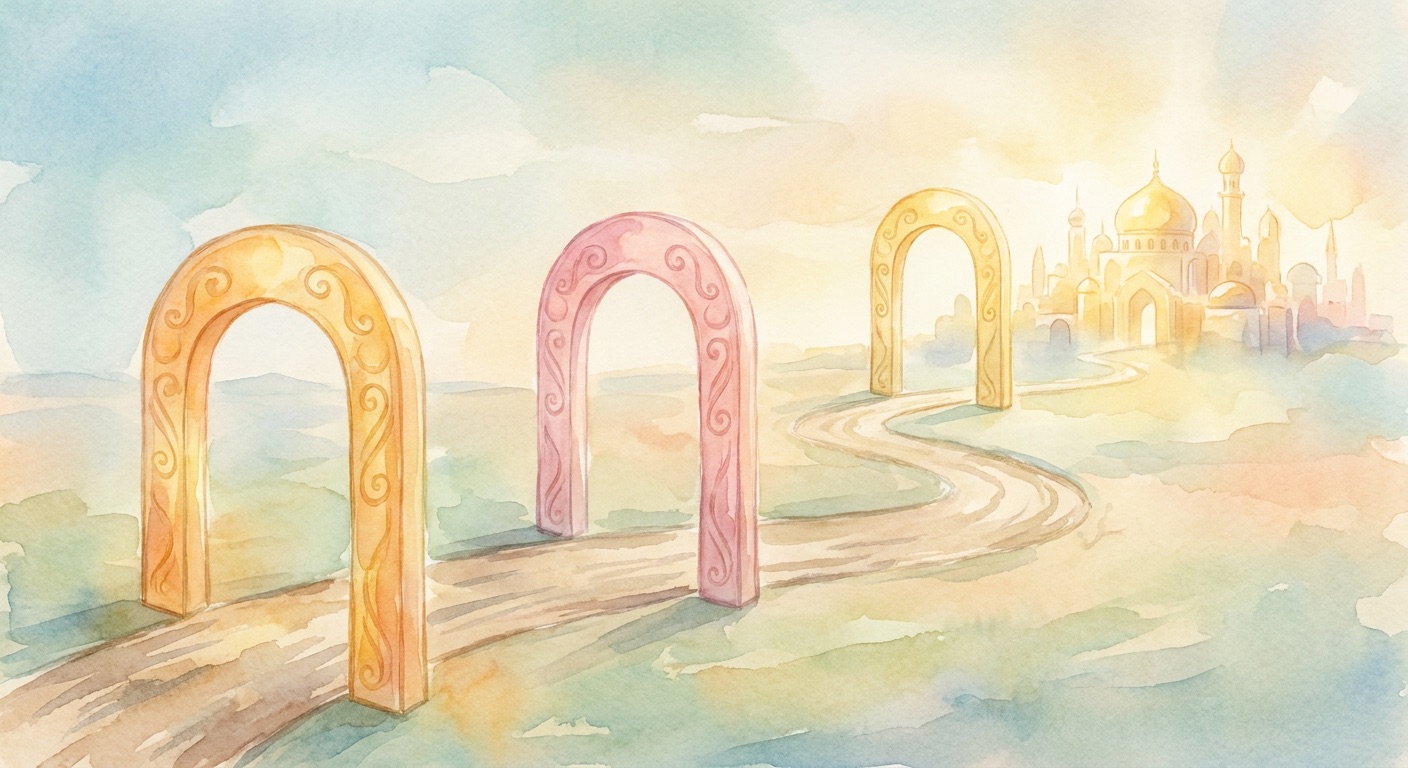 Plan A の3つの節目、時系列のイラスト