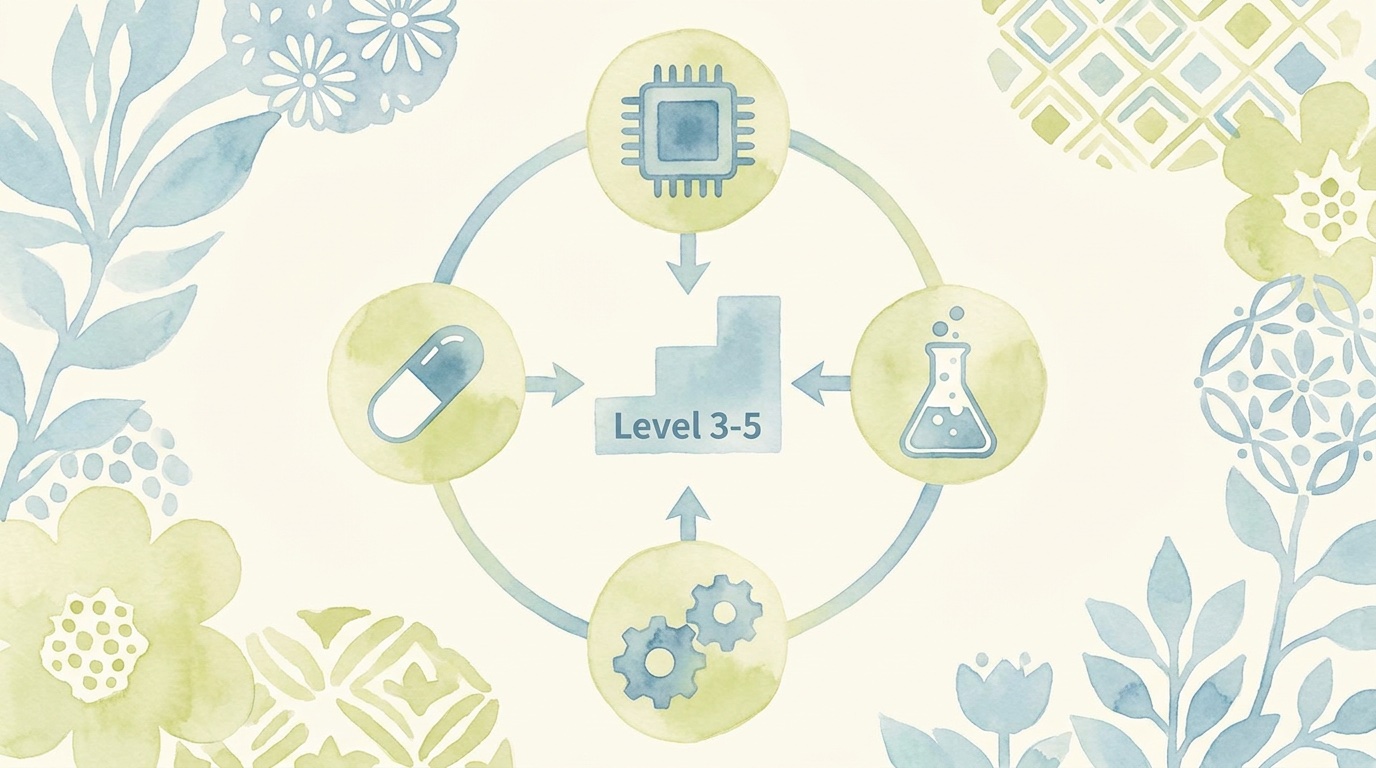 業界別 Level 3-5 の使い方の違い