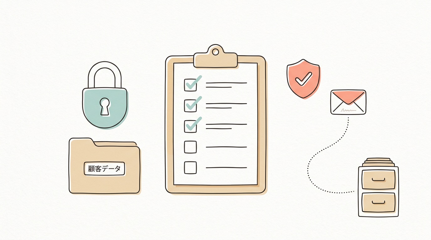 顧客データを扱う前に確認するメモリー設計チェックリスト