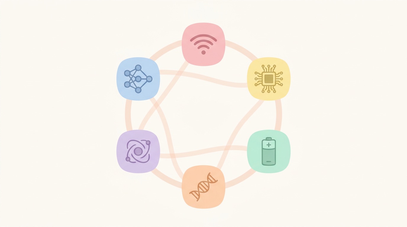 AI・6G・半導体・電池・mRNA・量子のトレンド背景