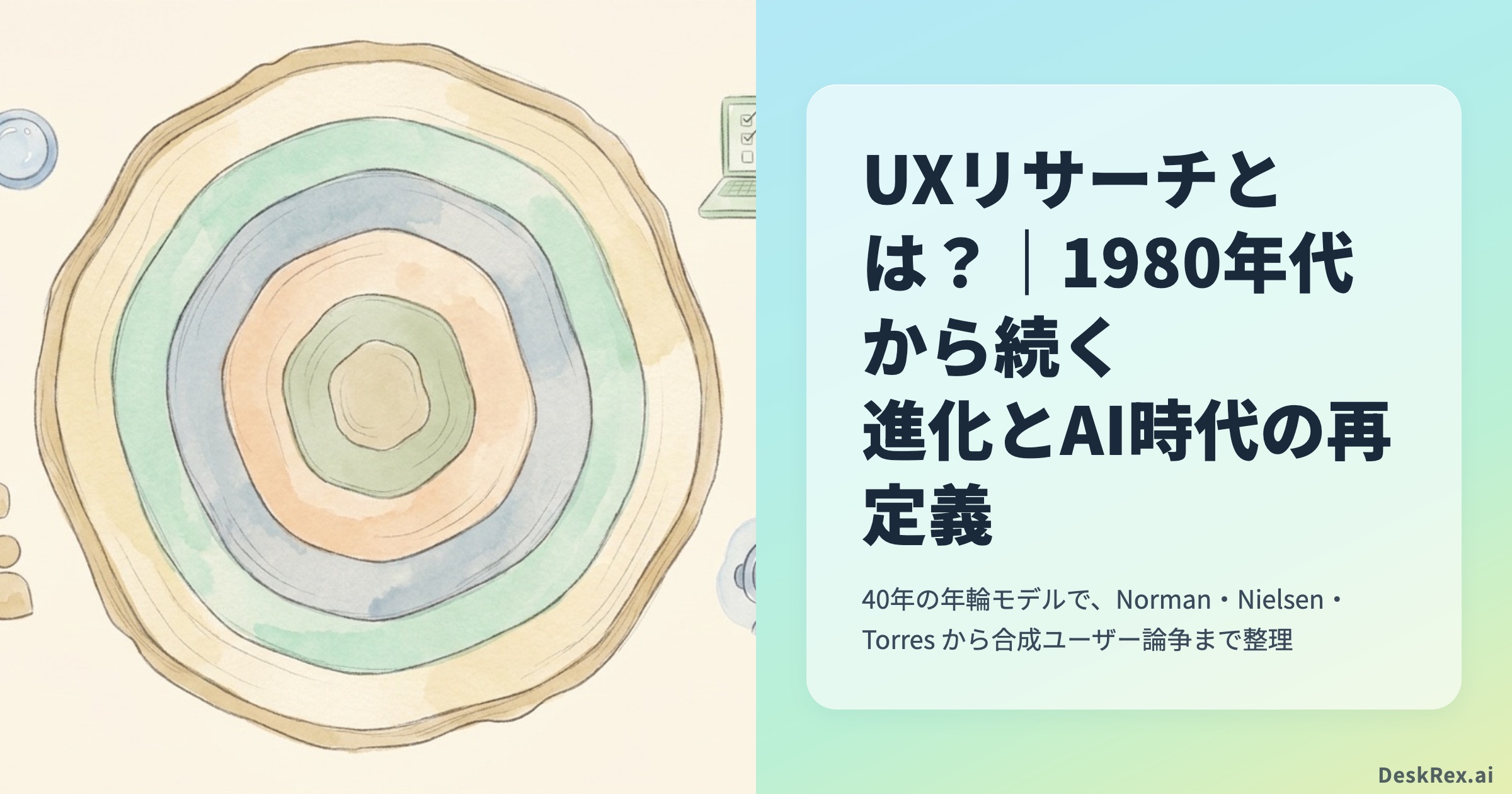 UXリサーチとは？1980年代から続く進化とAI時代の再定義のOGP