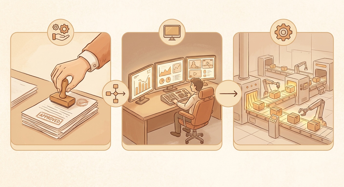 HITL・HOTL・HOOTLの3つのループの違いを示すスペクトラム