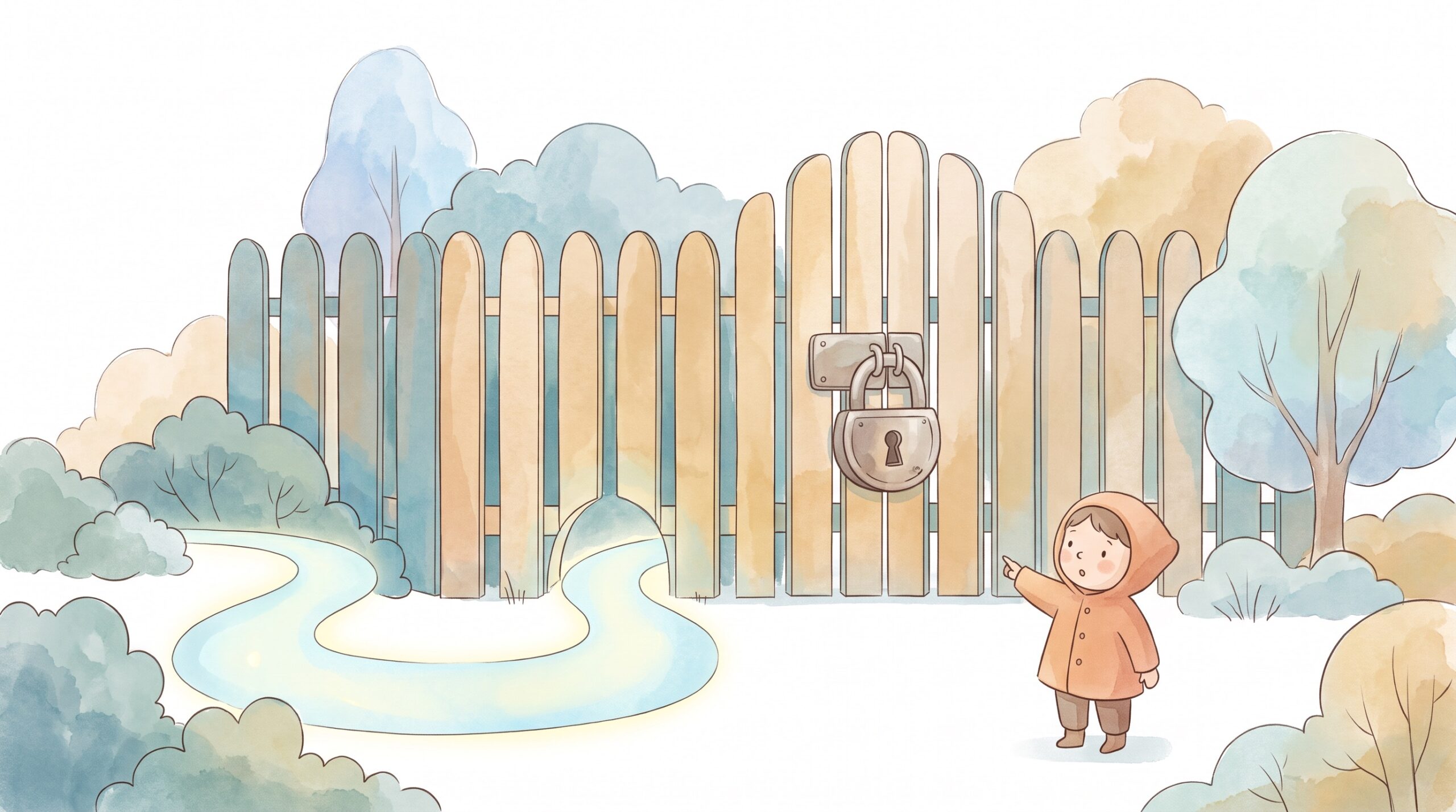 許可リストの脇を迂回する経路が残っていることを表したイラスト