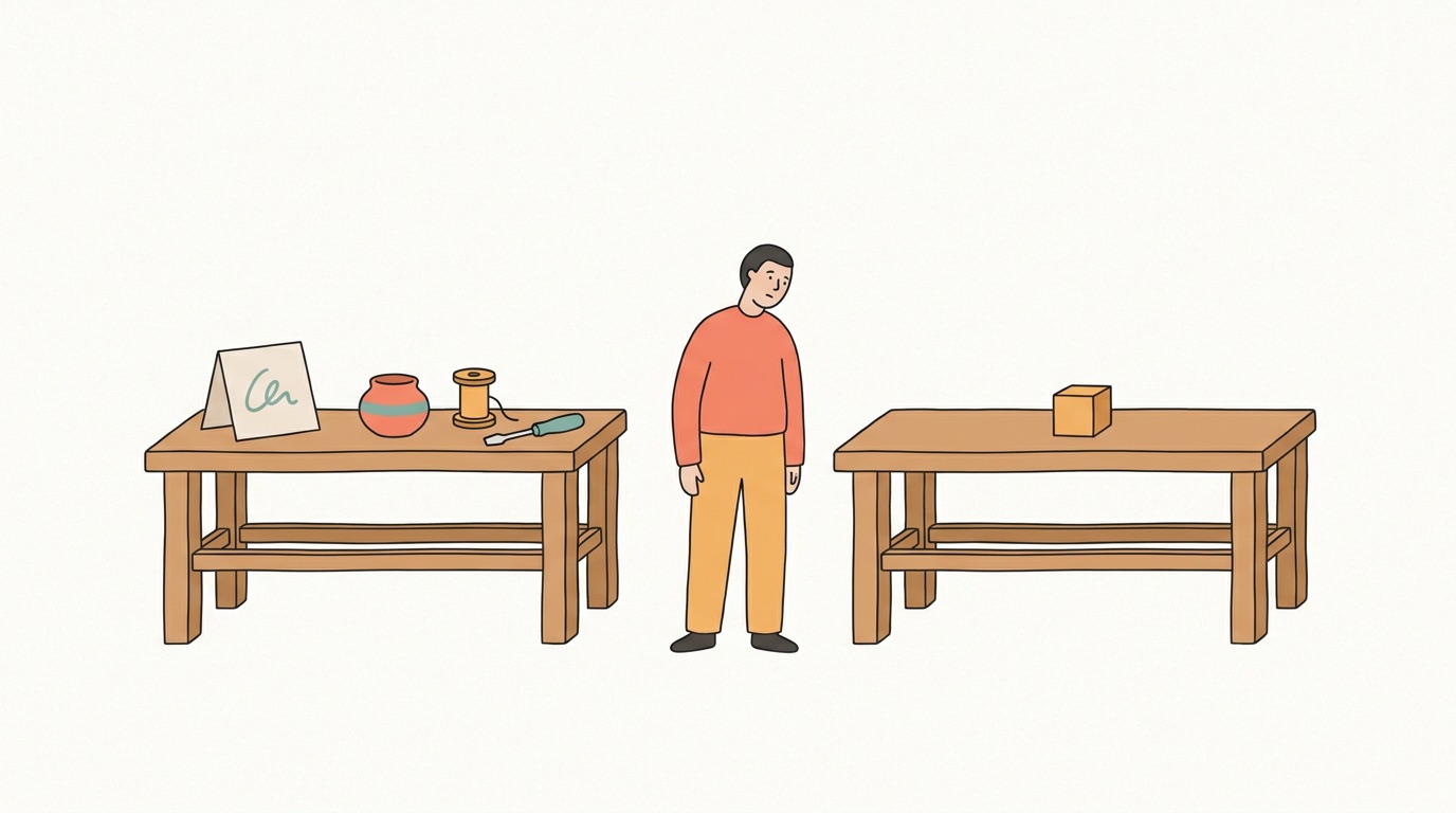 原因3と原因4 常時ルールの有無と、渡している材料の違い