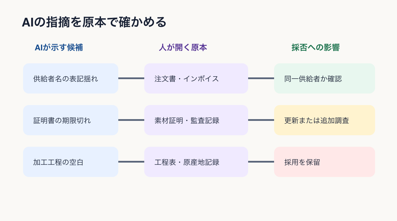 AIの指摘から原本確認へ戻る