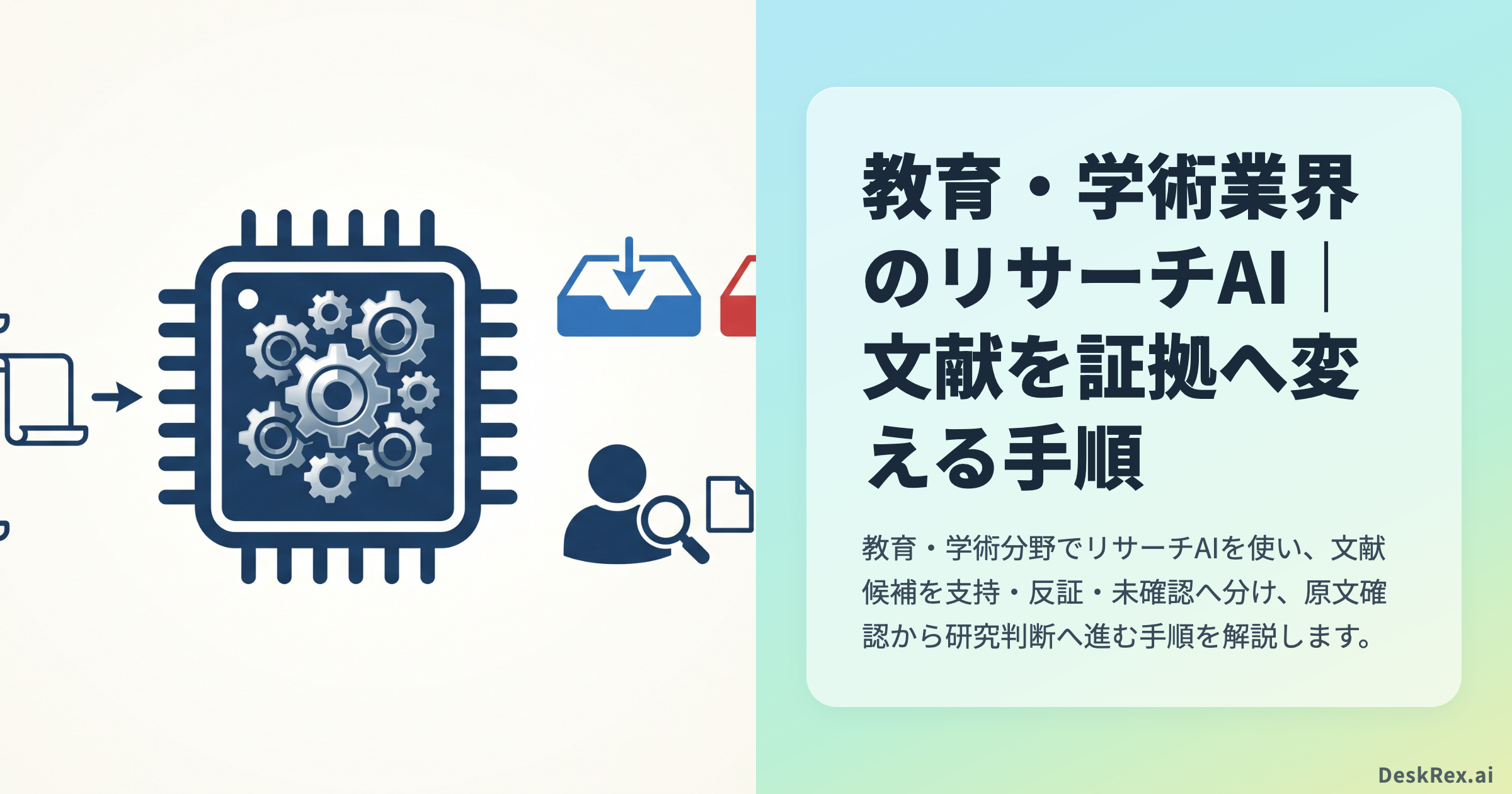 教育・学術業界のリサーチAIで文献候補を反証と原文確認へつなぐ方法