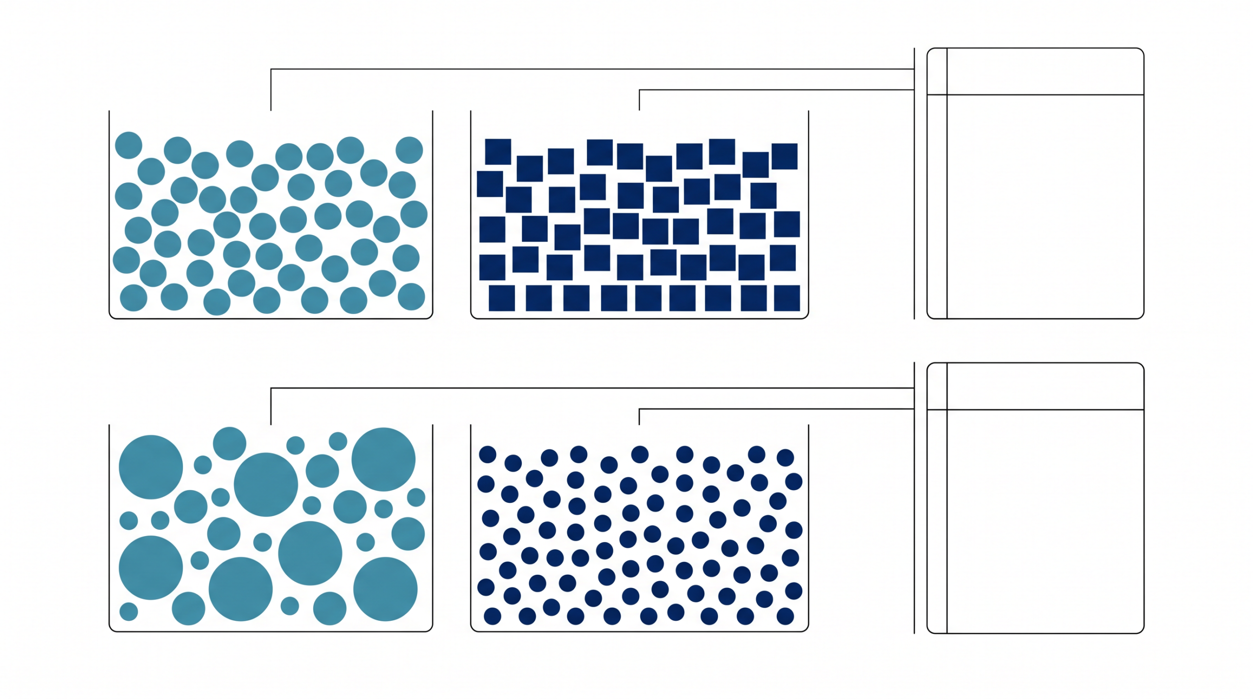 異なる分子と分母を持つ二つの公的指標を上下に分けた図