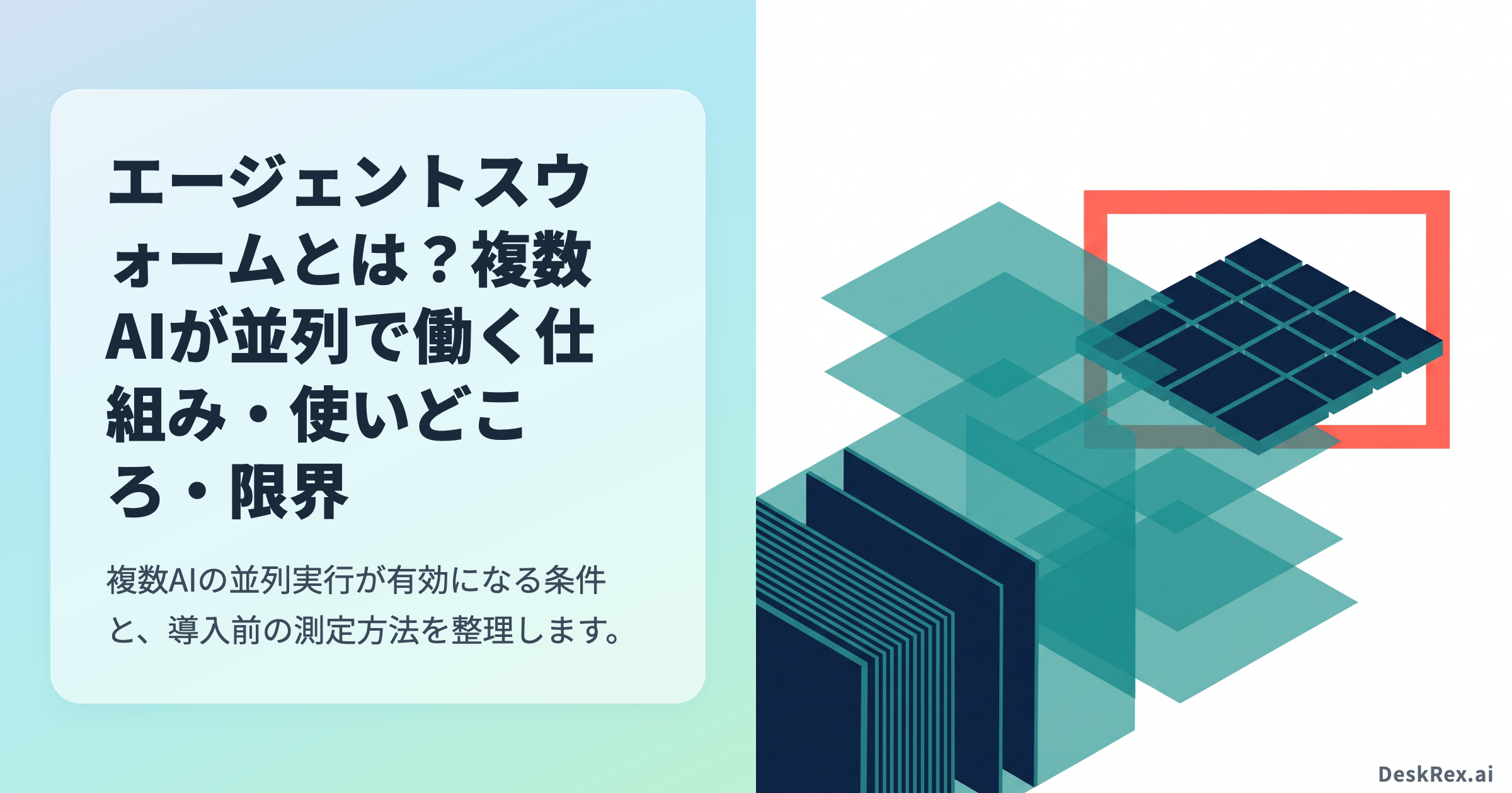 MR66 エージェントスウォームの構成イメージ